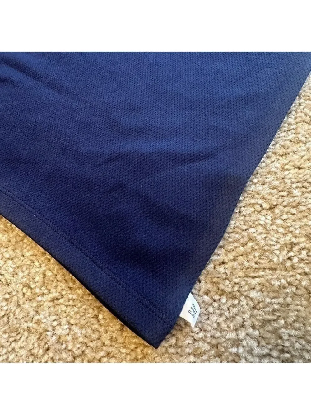 GAP Kids Recycled Mesh T-Shirt Navy Blue Husky XL